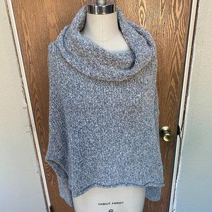 Free People BFF heather grey cowl neck sweater M